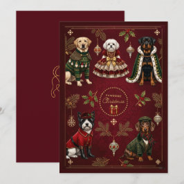 Festividades Cartão de Natal Pawsome