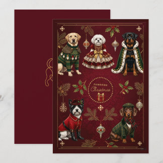 Festividades Cartão de Natal Pawsome