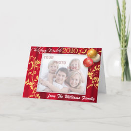 Festividades Cartão de Natal Personalizado