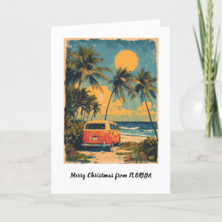 Festividades Cartão de Natal personalizado da Flórida