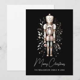 Festividades Cartão de Natal Personalizado de Noturcracker Escu