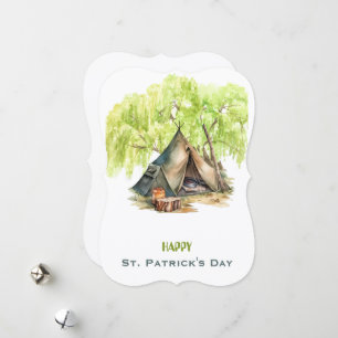 Festividades Cartão de Natal Personalizado de St Patrick's Day