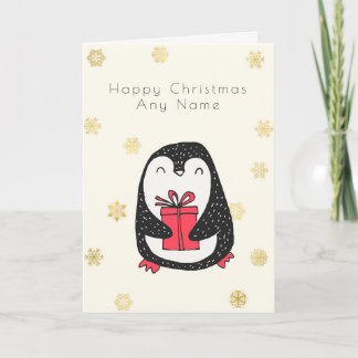Festividades Cartão de Natal personalizado do floco de neve