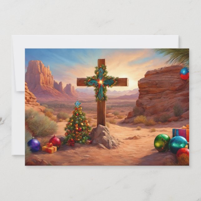 Festividades Cartão de Natal Personalizado do Sudoeste (Frente)