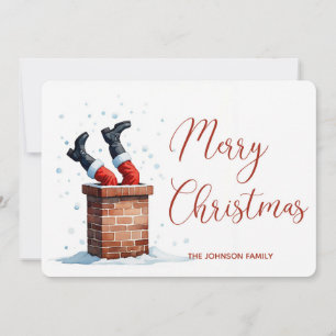 Festividades Cartão de Natal personalizado engraçado do Papai N