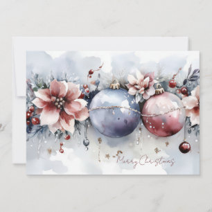 Festividades Cartão de Natal personalizado festivo