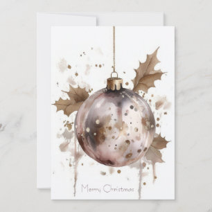 Festividades Cartão de Natal personalizado festivo