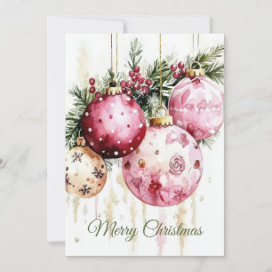 Festividades Cartão de Natal personalizado festivo