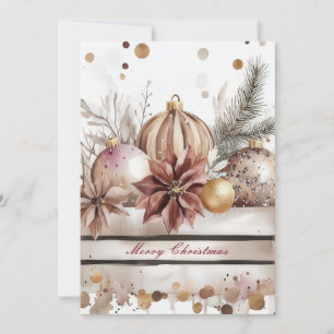 Festividades Cartão de Natal personalizado festivo
