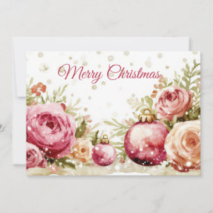 Festividades Cartão de Natal personalizado festivo