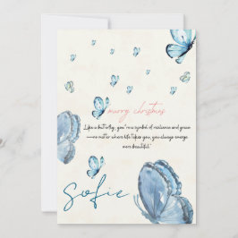 Festividades cartão de natal personalizado para ela