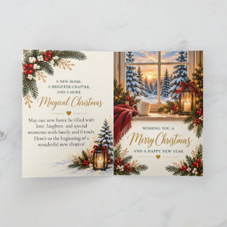 Festividades Cartão de Natal Personalizado para Família | Elega