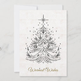 Festividades Cartão de Natal Personalizado Timeless Tree | TCK&