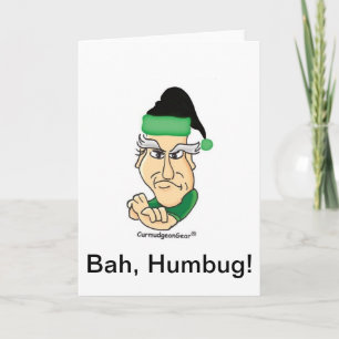 Festividades Cartão de Natal Personalizável Curmudgeon