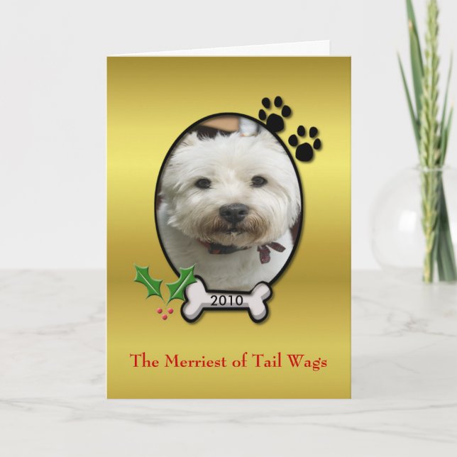 Festividades Cartão de Natal Pet (Frente)