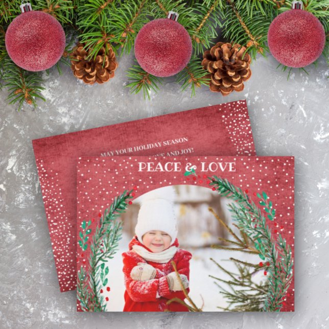 Festividades Cartão de Natal Pine Wreath (Criador carregado)