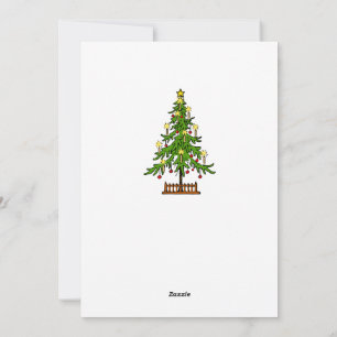 Festividades Cartão de Natal Plano 5x7 Velas de Natal