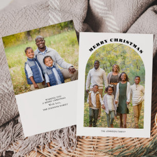 Festividades Cartão de Natal Plano de Foto de Arco