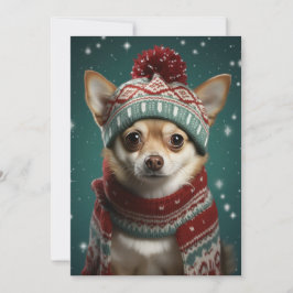 Festividades Cartão de Natal Plano do Papai Noel de Chihuahua