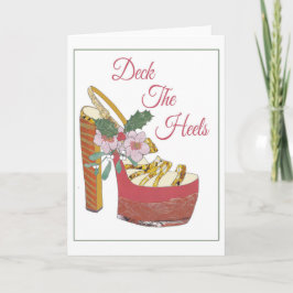 Festividades Cartão de Natal. Plataforma os saltos. Sapata do