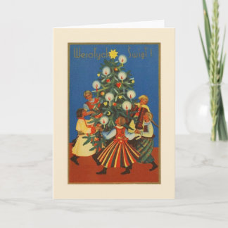 Festividades Cartão de Natal polonês de Wesołych Świąt do