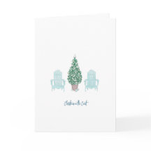 Cartão de Natal Praiano Paz