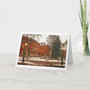 Festividades Cartão de Natal Quadrado do Mercado