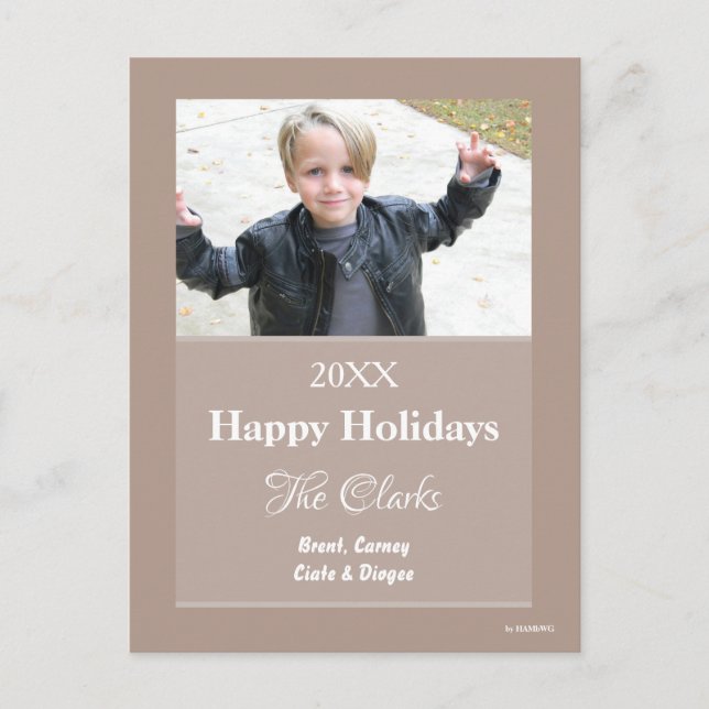 Festividades Cartão de Natal Qualquer Cartão Postal A Cor - HAM (Frente)