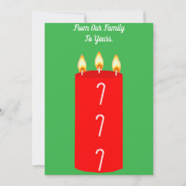 Festividades Cartão de Natal Quente e Maravilhoso