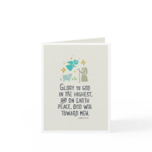 Cartão de Natal religioso