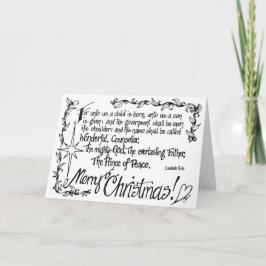 Festividades Cartão de Natal Religioso Tangido