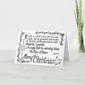 Festividades Cartão de Natal Religioso Tangido