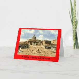 Festividades Cartão de Natal - Roma, Vaticano