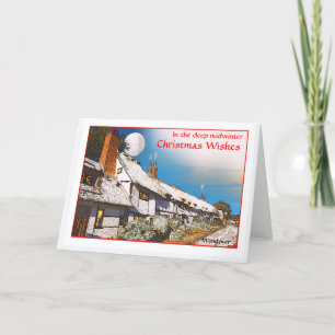 Festividades Cartão de Natal Rustic Chilterns