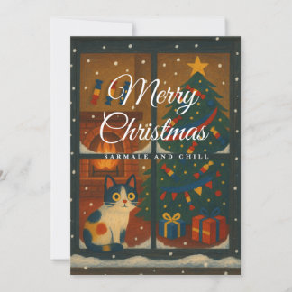 Festividades Cartão de Natal Sarmale e Chill