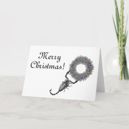 Festividades Cartão de Natal Scorpio