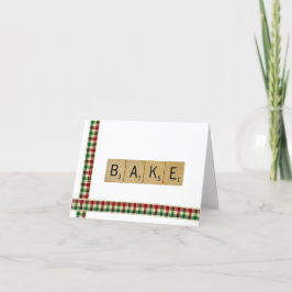 Festividades Cartão de Natal Scrabble - Assar