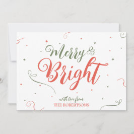 Festividades Cartão de Natal Sem Fotografia de Natal feliz e Br