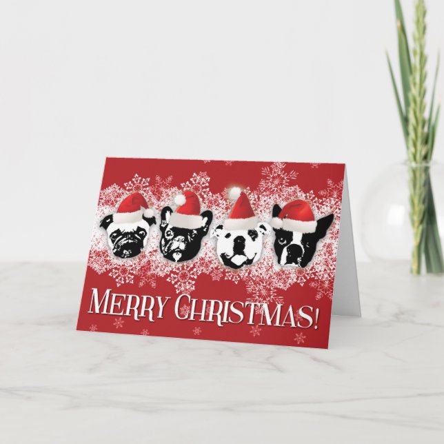 Festividades Cartão de Natal SNORT (Grande - 7"x5") (Frente)