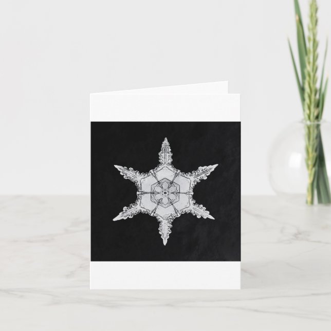 Festividades Cartão de Natal Snowflake 6 (Frente)