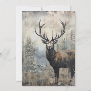 Festividades Cartão de Natal Stag