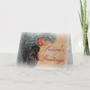 Festividades Cartão de Natal standard 5" x 7" inclui envelopes