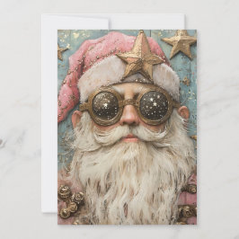 Festividades Cartão de Natal Steampunk feliz