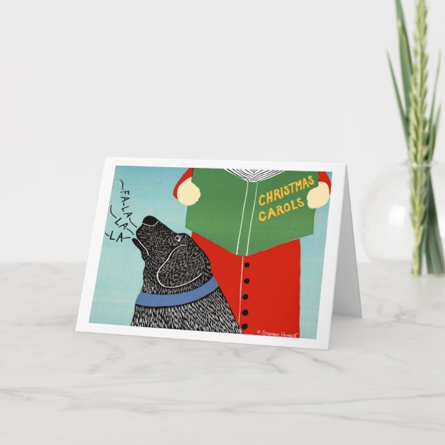Festividades Cartão de Natal - Stephen Huneck (Frente)