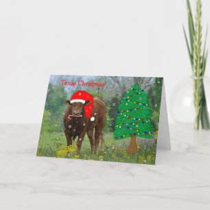 Festividades Cartão de Natal Texas