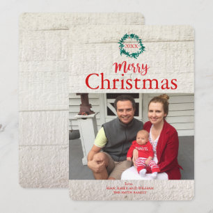 Festividades Cartão de Natal Tradicional