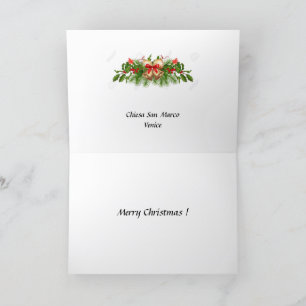 Festividades Cartão de Natal - Veneza