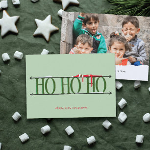Festividades Cartão de Natal Verde para Elf Shenanigans