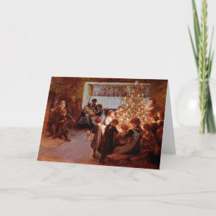 Festividades Cartão de Natal Vintage Fine Art