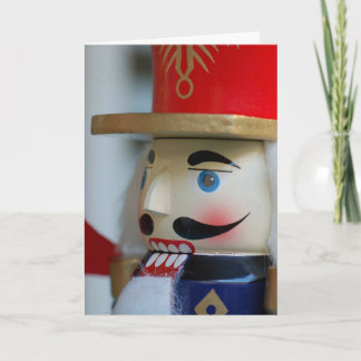 Festividades cartão de Natal vintage nutcracker